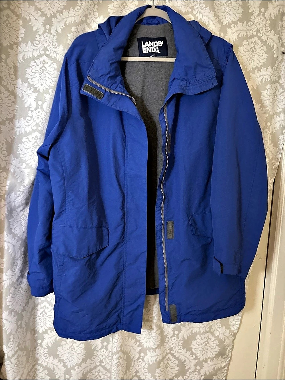 Lands' End Mens Squall Parka Regular Small